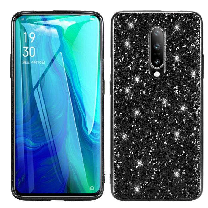 Estuche protector de TPU a prueba de golpes con polvo de brillo, For Xiaomi Redmi 8A / 8A Pro, For Xiaomi Redmi K30, For Xiaomi Redmi Note 9 Pro, For OnePlus 8 Pro, For OnePlus 8