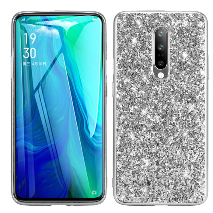 Estuche protector de TPU a prueba de golpes con polvo de brillo, For Xiaomi Redmi 8A / 8A Pro, For Xiaomi Redmi K30, For Xiaomi Redmi Note 9 Pro, For OnePlus 8 Pro, For OnePlus 8