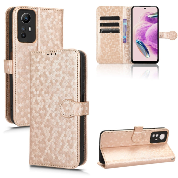 Estuche para teléfono de cuero con textura de punto de panal, For Xiaomi Poco F6 /Redmi Turbo 3, For Xiaomi Civi 4 Pro, For Xiaomi Poco M6 Pro 4G, For Xiaomi Redmi A3, For Xiaomi Redmi Note 13 Pro 4G Global, For Xiaomi Redmi Note 13 4G                 ...