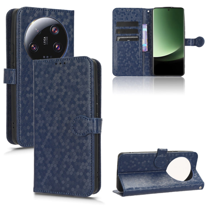 Estuche para teléfono de cuero con textura de punto de panal, For Xiaomi Poco F6 /Redmi Turbo 3, For Xiaomi Civi 4 Pro, For Xiaomi Poco M6 Pro 4G, For Xiaomi Redmi A3, For Xiaomi Redmi Note 13 Pro 4G Global, For Xiaomi Redmi Note 13 4G                 ...