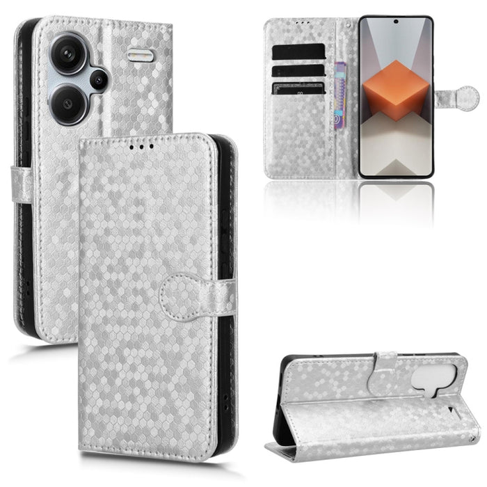Estuche para teléfono de cuero con textura de punto de panal, For Xiaomi Poco F6 /Redmi Turbo 3, For Xiaomi Civi 4 Pro, For Xiaomi Poco M6 Pro 4G, For Xiaomi Redmi A3, For Xiaomi Redmi Note 13 Pro 4G Global, For Xiaomi Redmi Note 13 4G                 ...