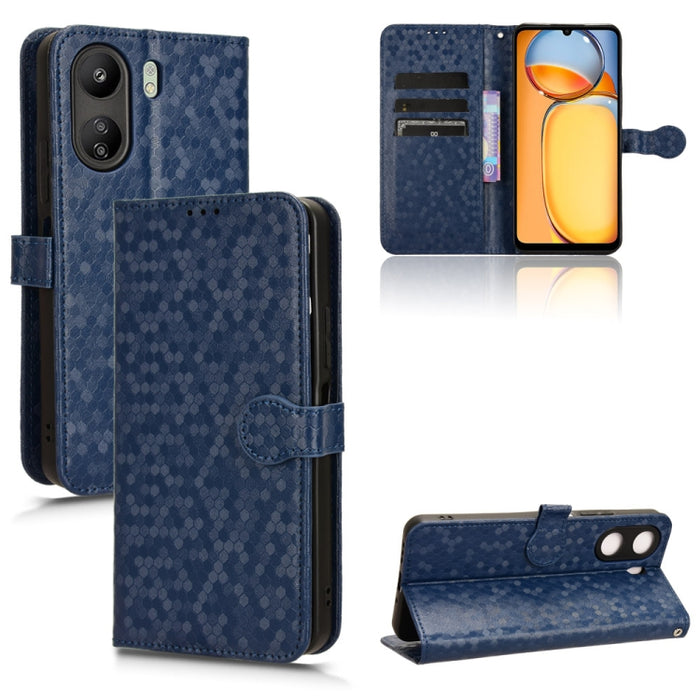 Estuche para teléfono de cuero con textura de punto de panal, For Xiaomi Poco F6 /Redmi Turbo 3, For Xiaomi Civi 4 Pro, For Xiaomi Poco M6 Pro 4G, For Xiaomi Redmi A3, For Xiaomi Redmi Note 13 Pro 4G Global, For Xiaomi Redmi Note 13 4G                 ...
