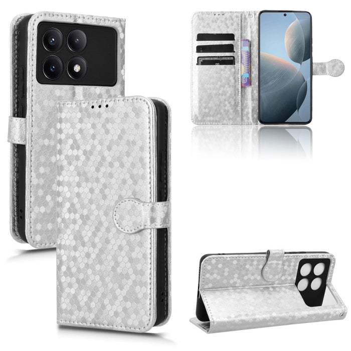 Estuche para teléfono de cuero con textura de punto de panal, For Xiaomi Poco F6 /Redmi Turbo 3, For Xiaomi Civi 4 Pro, For Xiaomi Poco M6 Pro 4G, For Xiaomi Redmi A3, For Xiaomi Redmi Note 13 Pro 4G Global, For Xiaomi Redmi Note 13 4G                 ...