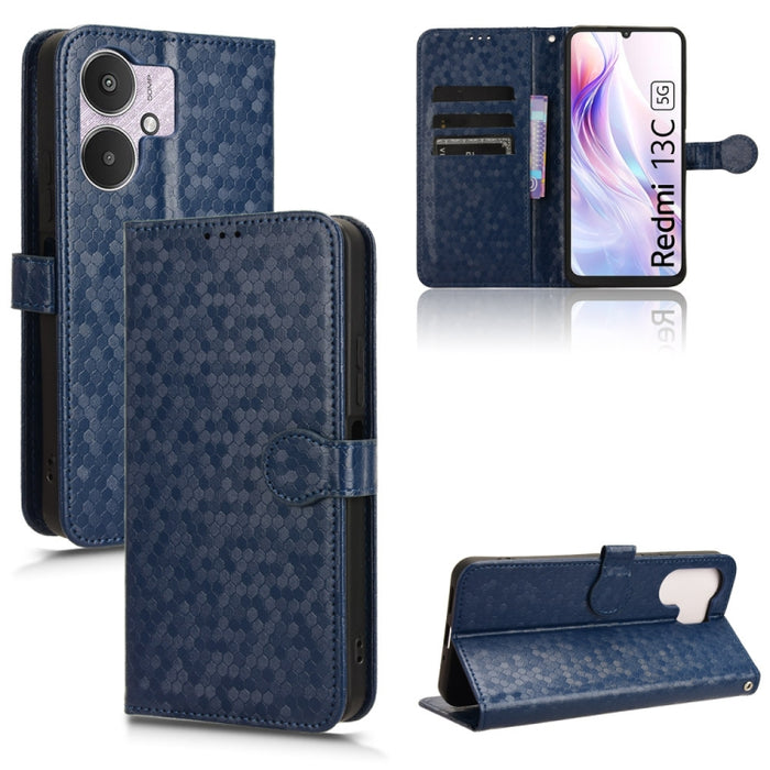 Estuche para teléfono de cuero con textura de punto de panal, For Xiaomi Poco F6 /Redmi Turbo 3, For Xiaomi Civi 4 Pro, For Xiaomi Poco M6 Pro 4G, For Xiaomi Redmi A3, For Xiaomi Redmi Note 13 Pro 4G Global, For Xiaomi Redmi Note 13 4G                 ...
