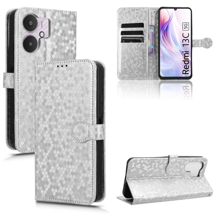 Estuche para teléfono de cuero con textura de punto de panal, For Xiaomi Poco F6 /Redmi Turbo 3, For Xiaomi Civi 4 Pro, For Xiaomi Poco M6 Pro 4G, For Xiaomi Redmi A3, For Xiaomi Redmi Note 13 Pro 4G Global, For Xiaomi Redmi Note 13 4G                 ...