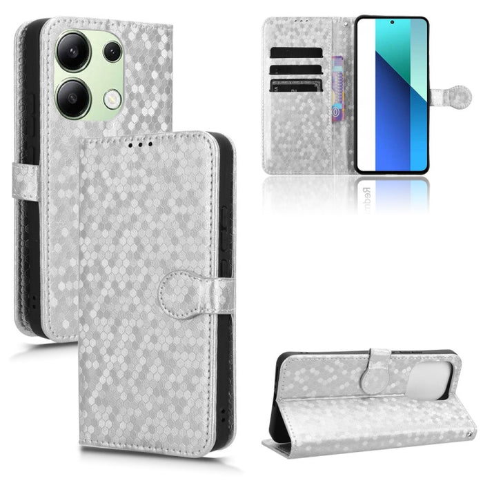 Estuche para teléfono de cuero con textura de punto de panal, For Xiaomi Poco F6 /Redmi Turbo 3, For Xiaomi Civi 4 Pro, For Xiaomi Poco M6 Pro 4G, For Xiaomi Redmi A3, For Xiaomi Redmi Note 13 Pro 4G Global, For Xiaomi Redmi Note 13 4G                 ...