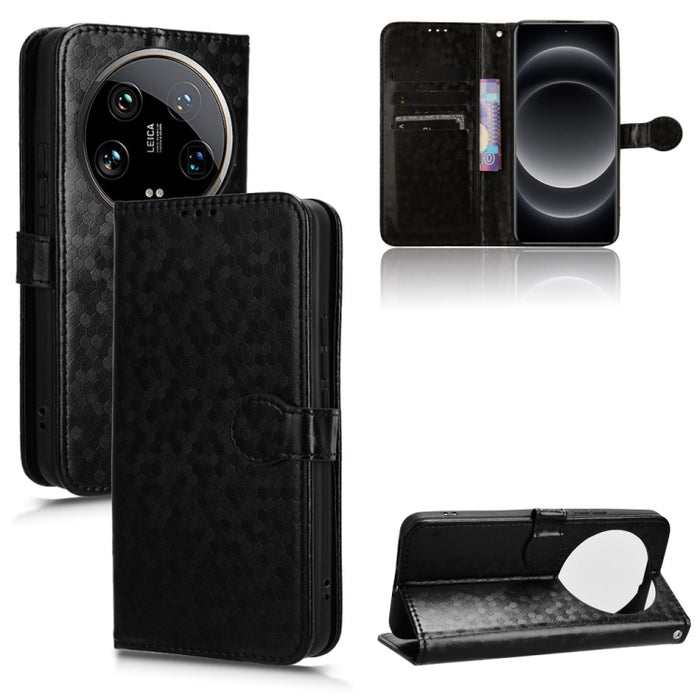 Estuche para teléfono de cuero con textura de punto de panal, For Xiaomi Poco F6 /Redmi Turbo 3, For Xiaomi Civi 4 Pro, For Xiaomi Poco M6 Pro 4G, For Xiaomi Redmi A3, For Xiaomi Redmi Note 13 Pro 4G Global, For Xiaomi Redmi Note 13 4G                 ...