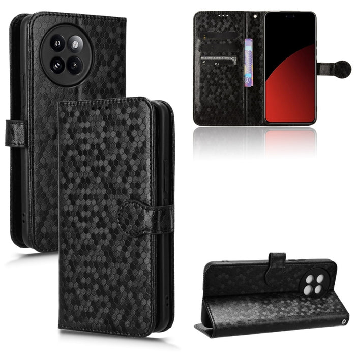 Estuche para teléfono de cuero con textura de punto de panal, For Xiaomi Poco F6 /Redmi Turbo 3, For Xiaomi Civi 4 Pro, For Xiaomi Poco M6 Pro 4G, For Xiaomi Redmi A3, For Xiaomi Redmi Note 13 Pro 4G Global, For Xiaomi Redmi Note 13 4G                 ...