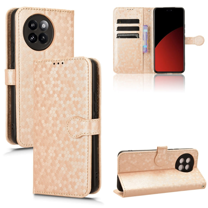 Estuche para teléfono de cuero con textura de punto de panal, For Xiaomi Poco F6 /Redmi Turbo 3, For Xiaomi Civi 4 Pro, For Xiaomi Poco M6 Pro 4G, For Xiaomi Redmi A3, For Xiaomi Redmi Note 13 Pro 4G Global, For Xiaomi Redmi Note 13 4G                 ...