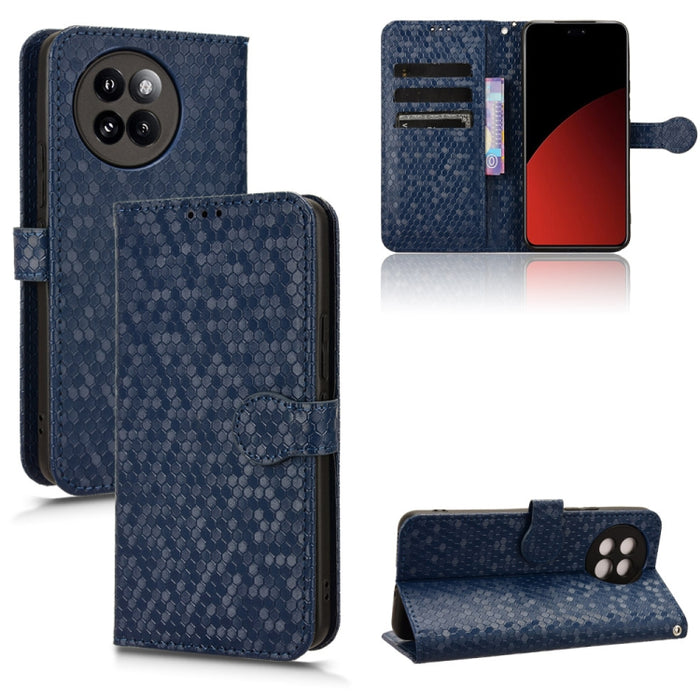 Estuche para teléfono de cuero con textura de punto de panal, For Xiaomi Poco F6 /Redmi Turbo 3, For Xiaomi Civi 4 Pro, For Xiaomi Poco M6 Pro 4G, For Xiaomi Redmi A3, For Xiaomi Redmi Note 13 Pro 4G Global, For Xiaomi Redmi Note 13 4G                 ...