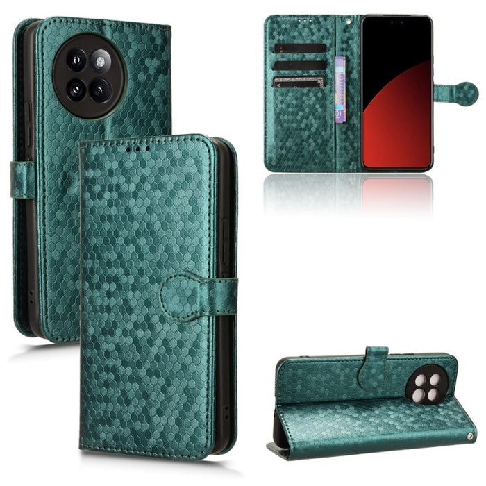 Estuche para teléfono de cuero con textura de punto de panal, For Xiaomi Poco F6 /Redmi Turbo 3, For Xiaomi Civi 4 Pro, For Xiaomi Poco M6 Pro 4G, For Xiaomi Redmi A3, For Xiaomi Redmi Note 13 Pro 4G Global, For Xiaomi Redmi Note 13 4G                 ...