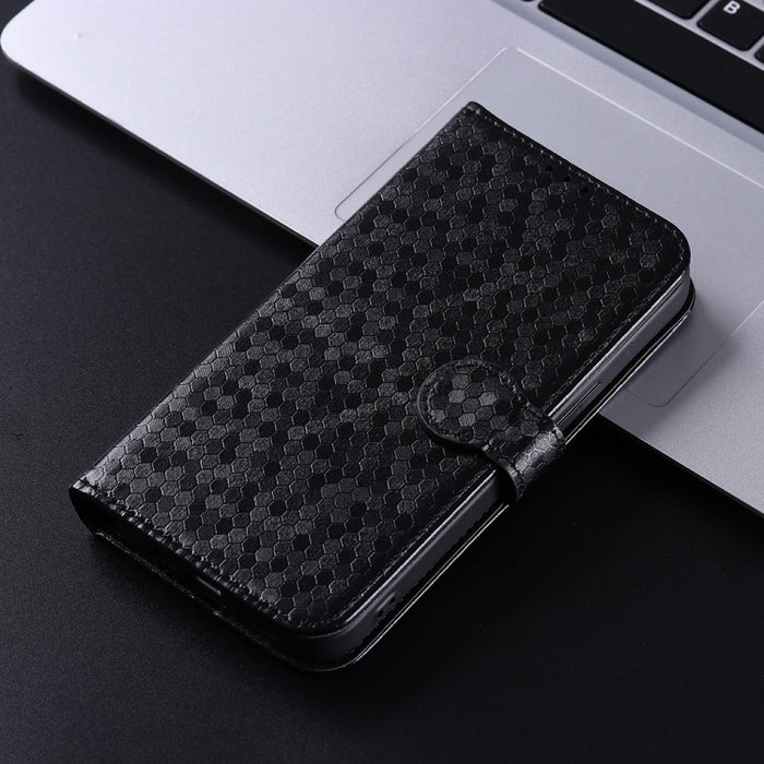 Estuche para teléfono de cuero con textura de punto de panal, For Xiaomi Poco F6 /Redmi Turbo 3, For Xiaomi Civi 4 Pro, For Xiaomi Poco M6 Pro 4G, For Xiaomi Redmi A3, For Xiaomi Redmi Note 13 Pro 4G Global, For Xiaomi Redmi Note 13 4G                 ...
