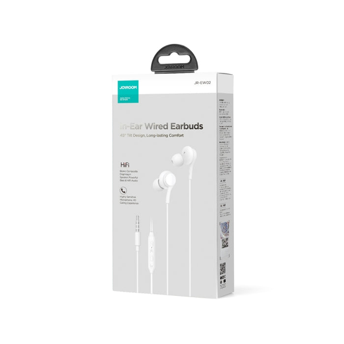 JOYRO0M JR-EW02 Auricular intrauditivo con cable de 3,5 mm, longitud: 1,2 m