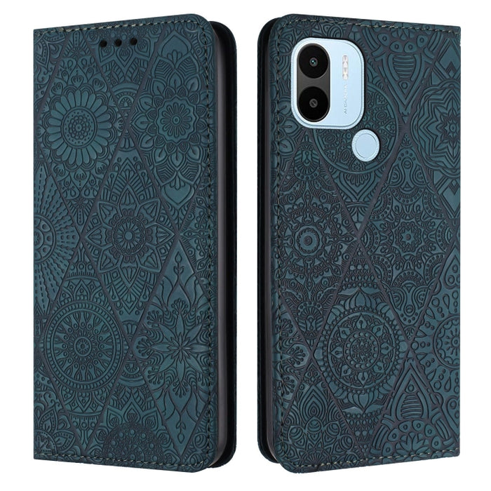 Estuche para teléfono de cuero de adsorción en relieve étnico, For Xiaomi Redmi 13 4G, For Xiaomi Redmi Note 13 5G, For Xiaomi Redmi 13C, For Xiaomi Redmi Note 13 Pro 5G, For Redmi Note 12 Pro 4G, For Redmi Note 12 4G Global                            ...