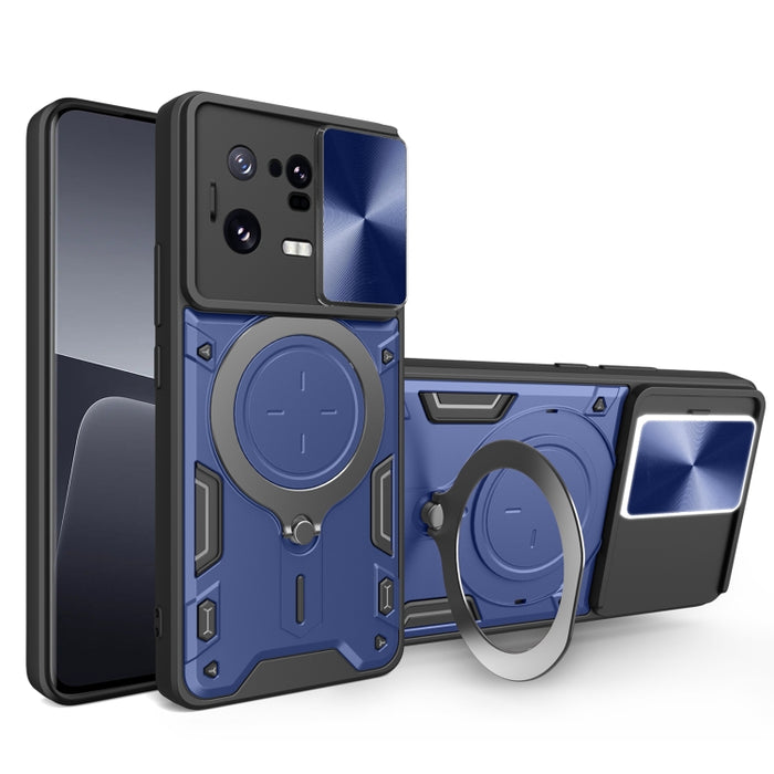 Estuche para teléfono con soporte magnético Camshield deslizante con textura de CD, For Xiaomi Redmi A3, For Xiaomi Redmi 13C 5G Global, For Xiaomi Redmi Note 13 5G, For Xiaomi Redmi 13C 4G, For Xiaomi Redmi Note 13 Pro 5G                              ...
