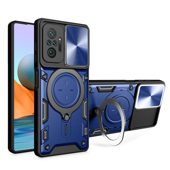 Estuche para teléfono con soporte magnético Camshield deslizante con textura de CD, For Xiaomi Poco M5 5G, For Xiaomi Redmi A1 4G, For Xiaomi Redmi Note 11 Global, For Xiaomi Redmi K40S / Poco F4, For Xiaomi Poco M4 Pro 4G, For Xiaomi Poco X4 Pro 5G   ...