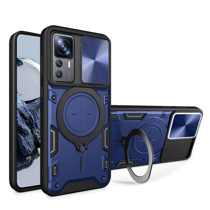 Estuche para teléfono con soporte magnético Camshield deslizante con textura de CD, For Xiaomi Redmi A3, For Xiaomi Redmi 13C 5G Global, For Xiaomi Redmi Note 13 5G, For Xiaomi Redmi 13C 4G, For Xiaomi Redmi Note 13 Pro 5G                              ...