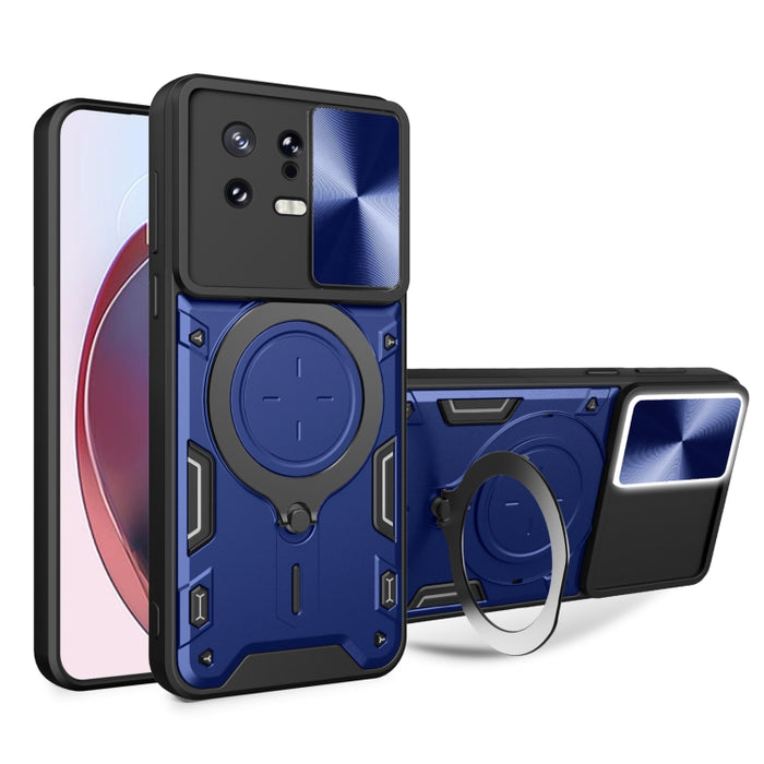 Estuche para teléfono con soporte magnético Camshield deslizante con textura de CD, For Xiaomi Redmi A3, For Xiaomi Redmi 13C 5G Global, For Xiaomi Redmi Note 13 5G, For Xiaomi Redmi 13C 4G, For Xiaomi Redmi Note 13 Pro 5G                              ...