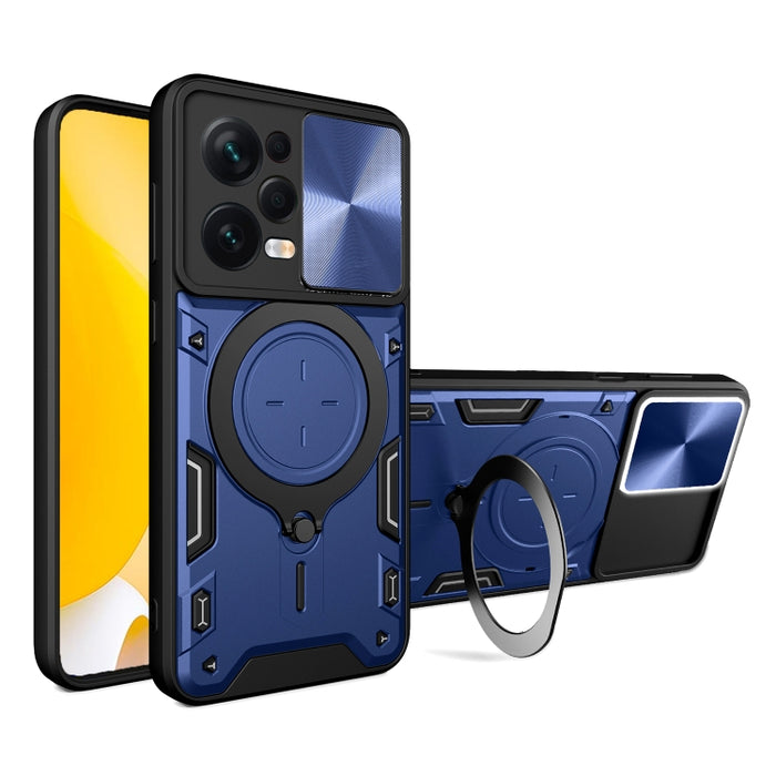 Estuche para teléfono con soporte magnético Camshield deslizante con textura de CD, For Xiaomi Redmi A3, For Xiaomi Redmi 13C 5G Global, For Xiaomi Redmi Note 13 5G, For Xiaomi Redmi 13C 4G, For Xiaomi Redmi Note 13 Pro 5G                              ...