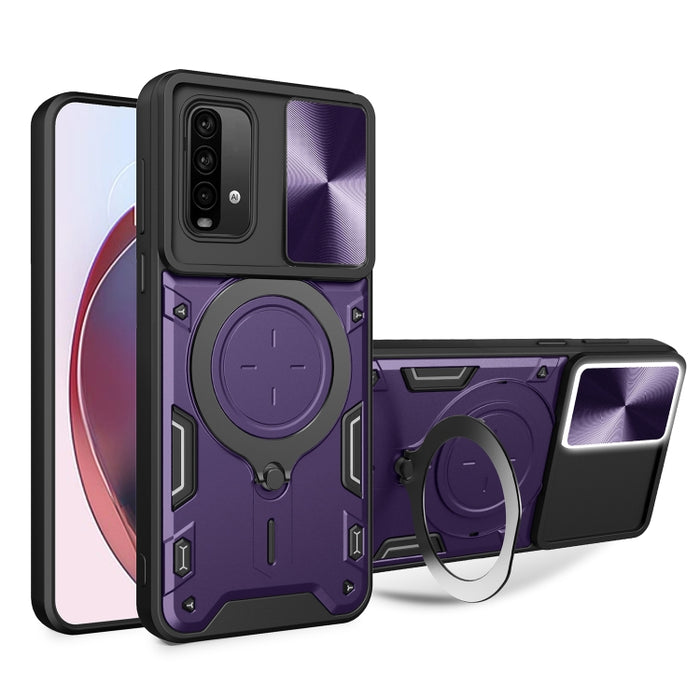 Estuche para teléfono con soporte magnético Camshield deslizante con textura de CD, For Xiaomi Poco M5 5G, For Xiaomi Redmi A1 4G, For Xiaomi Redmi Note 11 Global, For Xiaomi Redmi K40S / Poco F4, For Xiaomi Poco M4 Pro 4G, For Xiaomi Poco X4 Pro 5G   ...