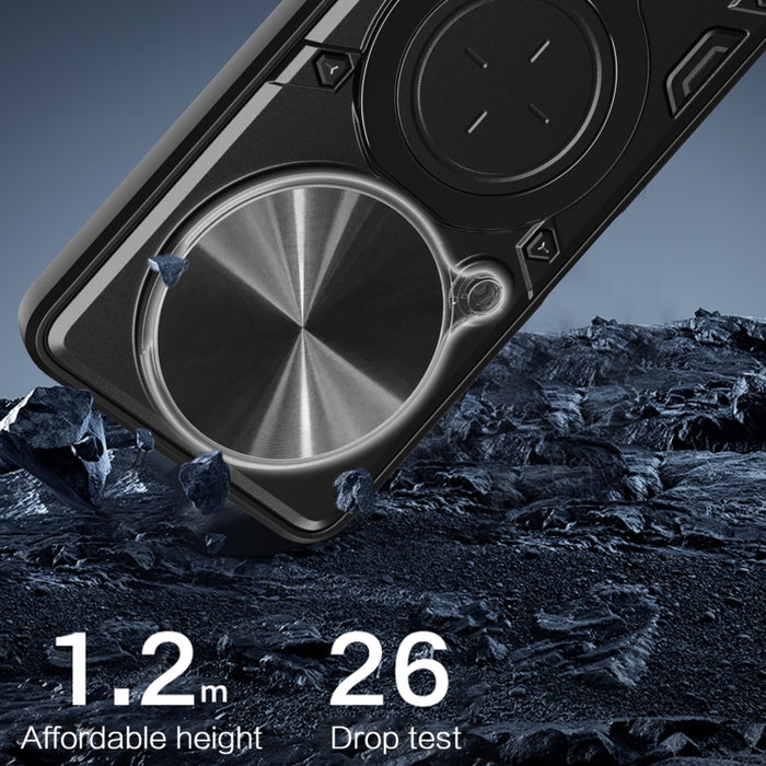 Estuche para teléfono con soporte magnético Camshield deslizante con textura de CD, For Xiaomi Redmi A3, For Xiaomi Redmi 13C 5G Global, For Xiaomi Redmi Note 13 5G, For Xiaomi Redmi 13C 4G, For Xiaomi Redmi Note 13 Pro 5G                              ...