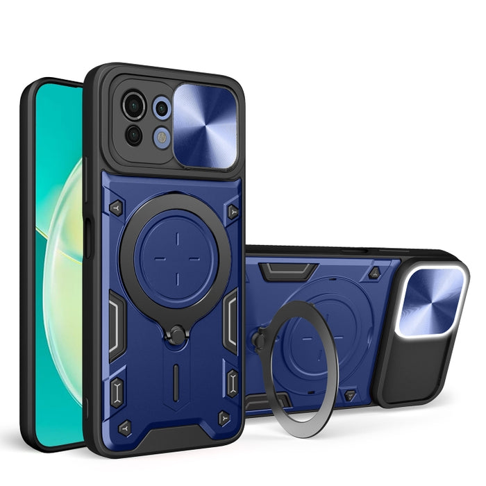 Estuche para teléfono con soporte magnético Camshield deslizante con textura de CD, For Xiaomi Poco M5 5G, For Xiaomi Redmi A1 4G, For Xiaomi Redmi Note 11 Global, For Xiaomi Redmi K40S / Poco F4, For Xiaomi Poco M4 Pro 4G, For Xiaomi Poco X4 Pro 5G   ...