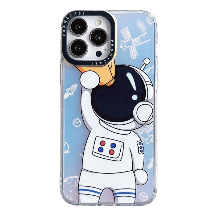 Estuche protector de PC a prueba de golpes con patrón de astronauta