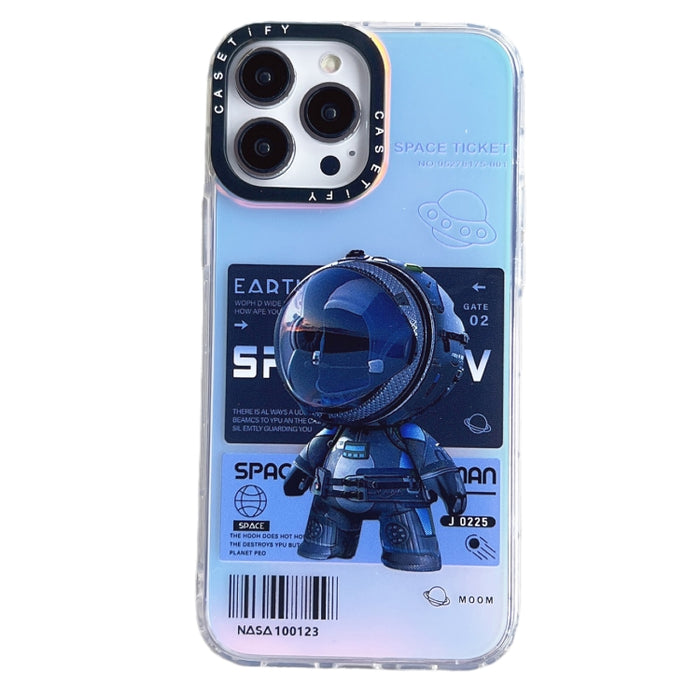 Estuche protector de PC a prueba de golpes con patrón de astronauta