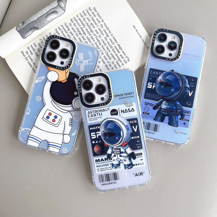 Estuche protector de PC a prueba de golpes con patrón de astronauta