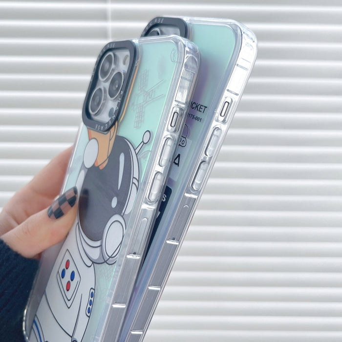 Estuche protector de PC a prueba de golpes con patrón de astronauta