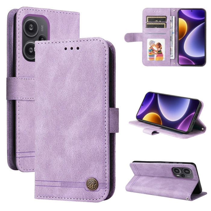Skin Feel Life Tree Funda de piel para teléfono con botón de metal, For Xiaomi Poco F6, For Xiaomi Redmi A3, For Xiaomi Redmi Note13 Pro 4G Global/Poco M6 Pro 4G, For Xiaomi Redmi Note13 4G, For Xiaomi Redmi K70E, For Xiaomi 14 Ultra, For Xiaomi 14 Pro...