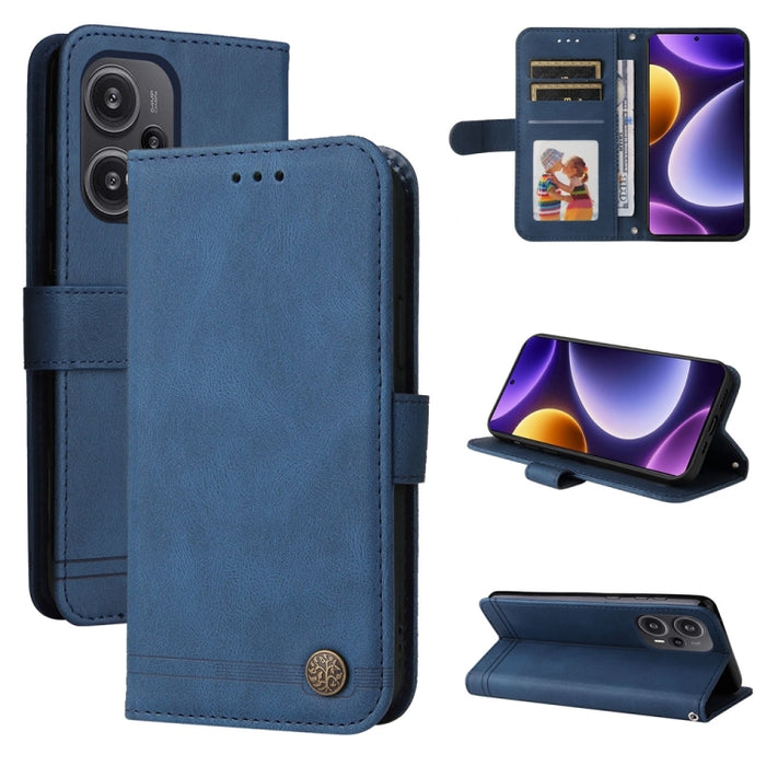 Skin Feel Life Tree Funda de piel para teléfono con botón de metal, For Xiaomi Poco F6, For Xiaomi Redmi A3, For Xiaomi Redmi Note13 Pro 4G Global/Poco M6 Pro 4G, For Xiaomi Redmi Note13 4G, For Xiaomi Redmi K70E, For Xiaomi 14 Ultra, For Xiaomi 14 Pro...