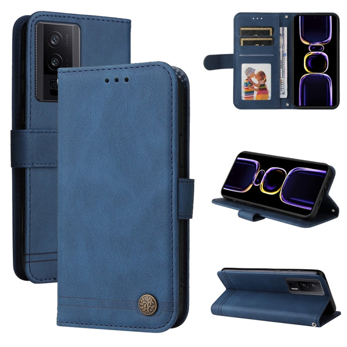 Skin Feel Life Tree Funda de piel para teléfono con botón de metal, For Xiaomi Poco F6, For Xiaomi Redmi A3, For Xiaomi Redmi Note13 Pro 4G Global/Poco M6 Pro 4G, For Xiaomi Redmi Note13 4G, For Xiaomi Redmi K70E, For Xiaomi 14 Ultra, For Xiaomi 14 Pro...
