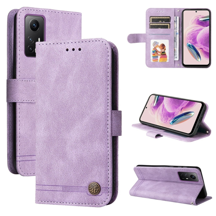 Skin Feel Life Tree Funda de piel para teléfono con botón de metal, For Xiaomi Poco F6, For Xiaomi Redmi A3, For Xiaomi Redmi Note13 Pro 4G Global/Poco M6 Pro 4G, For Xiaomi Redmi Note13 4G, For Xiaomi Redmi K70E, For Xiaomi 14 Ultra, For Xiaomi 14 Pro...