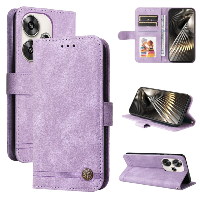 Skin Feel Life Tree Funda de piel para teléfono con botón de metal, For Xiaomi Poco F6, For Xiaomi Redmi A3, For Xiaomi Redmi Note13 Pro 4G Global/Poco M6 Pro 4G, For Xiaomi Redmi Note13 4G, For Xiaomi Redmi K70E, For Xiaomi 14 Ultra, For Xiaomi 14 Pro...
