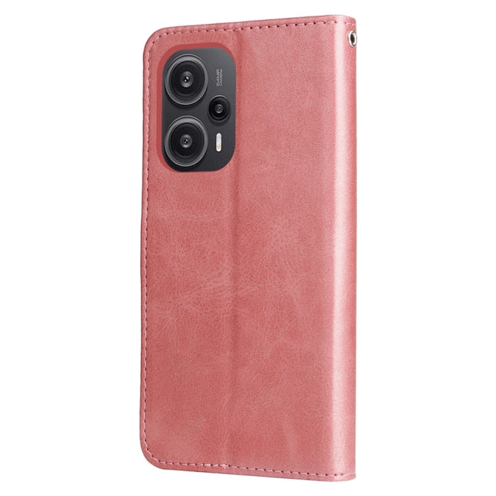 Estuche para teléfono de cuero con cremallera y textura de becerro, For Xiaomi Redmi Poco F5, For Xiaomi 13T / Redmi K60 Ultra, For Xiaomi Redmi K60 / K60 Pro, For Xiaomi Redmi Note 12S 4G