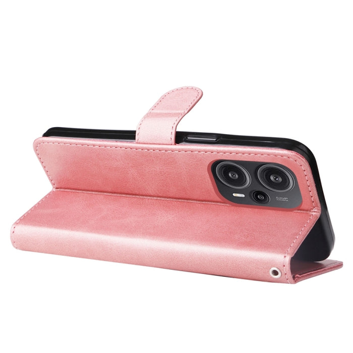 Estuche para teléfono de cuero con cremallera y textura de becerro, For Xiaomi Redmi Poco F5, For Xiaomi 13T / Redmi K60 Ultra, For Xiaomi Redmi K60 / K60 Pro, For Xiaomi Redmi Note 12S 4G