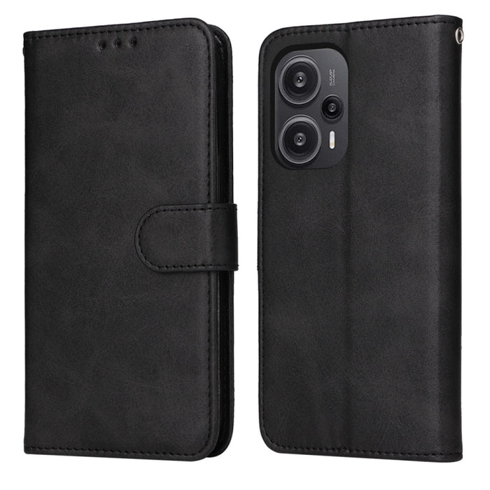 Estuche clásico para teléfono con tapa de cuero con textura de becerro, For Xiaomi Poco F6, For Xiaomi Redmi A3, For Xiaomi Redmi Note13 Pro 4G Global/Poco M6 Pro 4G, For Xiaomi Redmi Note13 4G, For Xiaomi Redmi K70E, For Xiaomi 14 Ultra               ...