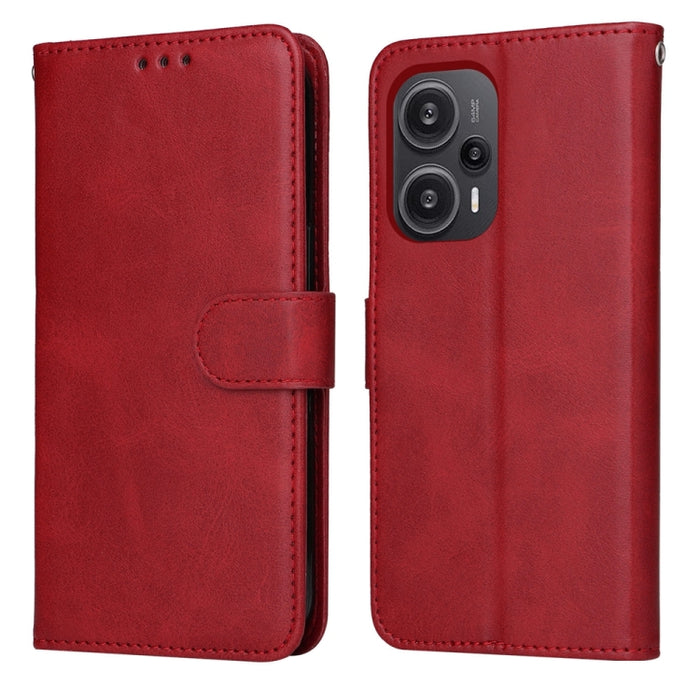 Estuche clásico para teléfono con tapa de cuero con textura de becerro, For Xiaomi Poco F6, For Xiaomi Redmi A3, For Xiaomi Redmi Note13 Pro 4G Global/Poco M6 Pro 4G, For Xiaomi Redmi Note13 4G, For Xiaomi Redmi K70E, For Xiaomi 14 Ultra               ...