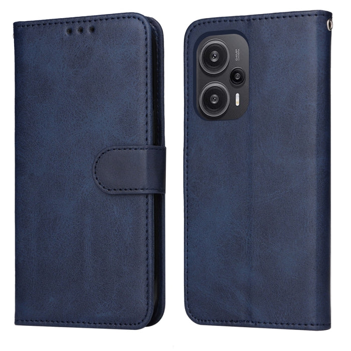 Estuche clásico para teléfono con tapa de cuero con textura de becerro, For Xiaomi Poco F6, For Xiaomi Redmi A3, For Xiaomi Redmi Note13 Pro 4G Global/Poco M6 Pro 4G, For Xiaomi Redmi Note13 4G, For Xiaomi Redmi K70E, For Xiaomi 14 Ultra               ...
