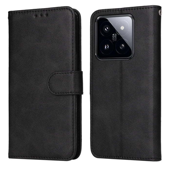 Estuche clásico para teléfono con tapa de cuero con textura de becerro, For Xiaomi Poco F6, For Xiaomi Redmi A3, For Xiaomi Redmi Note13 Pro 4G Global/Poco M6 Pro 4G, For Xiaomi Redmi Note13 4G, For Xiaomi Redmi K70E, For Xiaomi 14 Ultra               ...