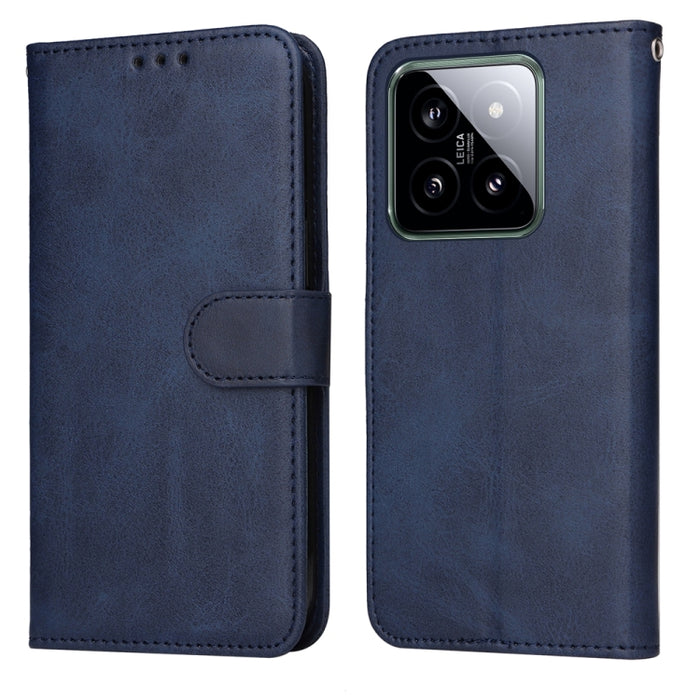 Estuche clásico para teléfono con tapa de cuero con textura de becerro, For Xiaomi Poco F6, For Xiaomi Redmi A3, For Xiaomi Redmi Note13 Pro 4G Global/Poco M6 Pro 4G, For Xiaomi Redmi Note13 4G, For Xiaomi Redmi K70E, For Xiaomi 14 Ultra               ...