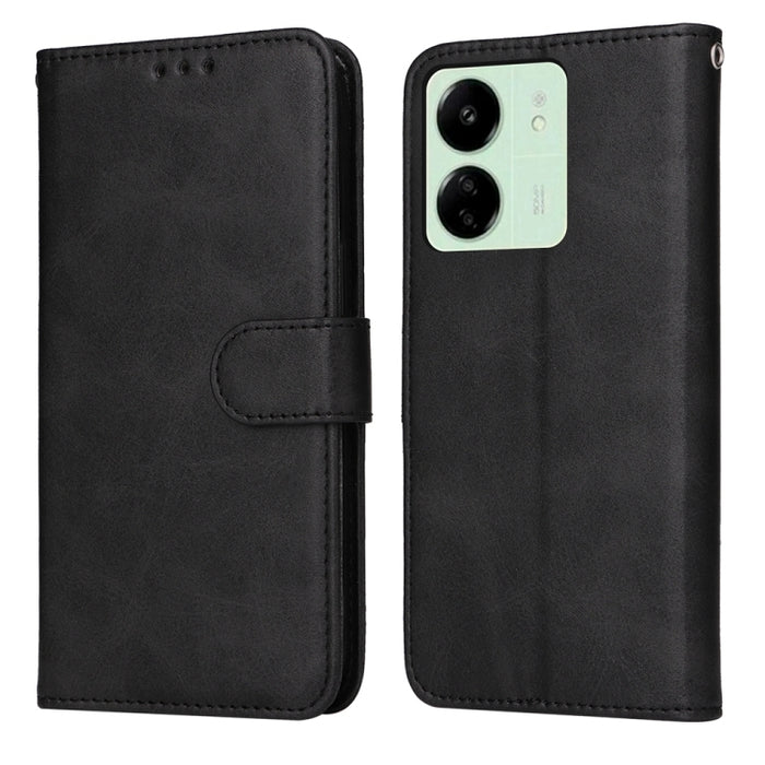 Estuche clásico para teléfono con tapa de cuero con textura de becerro, For Xiaomi Poco F6, For Xiaomi Redmi A3, For Xiaomi Redmi Note13 Pro 4G Global/Poco M6 Pro 4G, For Xiaomi Redmi Note13 4G, For Xiaomi Redmi K70E, For Xiaomi 14 Ultra               ...