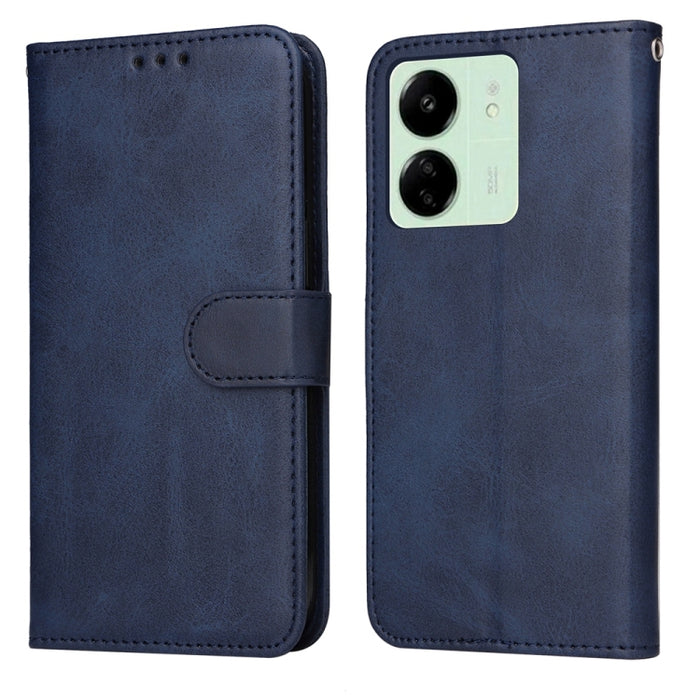 Estuche clásico para teléfono con tapa de cuero con textura de becerro, For Xiaomi Poco F6, For Xiaomi Redmi A3, For Xiaomi Redmi Note13 Pro 4G Global/Poco M6 Pro 4G, For Xiaomi Redmi Note13 4G, For Xiaomi Redmi K70E, For Xiaomi 14 Ultra               ...
