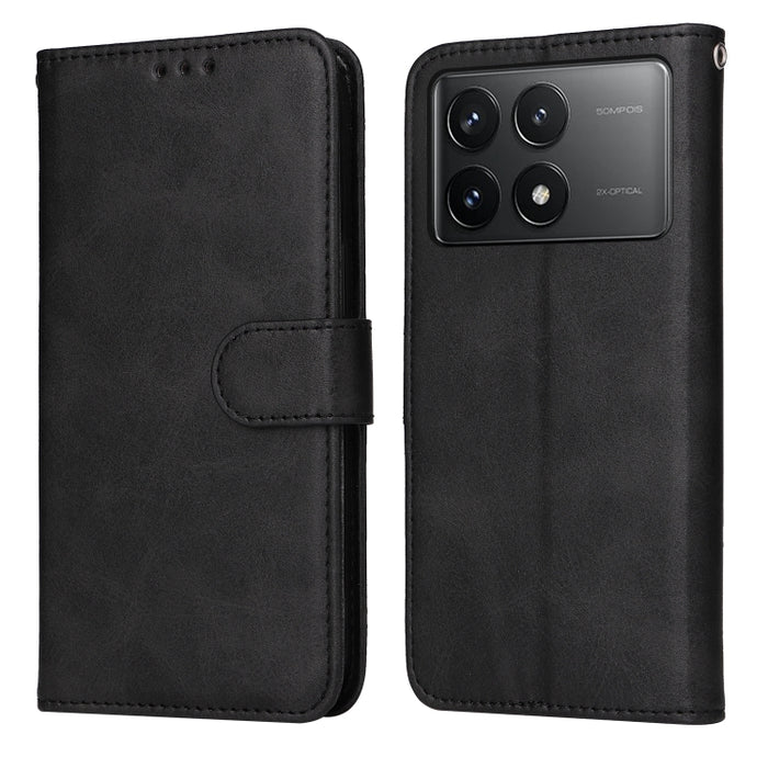 Estuche clásico para teléfono con tapa de cuero con textura de becerro, For Xiaomi Poco F6, For Xiaomi Redmi A3, For Xiaomi Redmi Note13 Pro 4G Global/Poco M6 Pro 4G, For Xiaomi Redmi Note13 4G, For Xiaomi Redmi K70E, For Xiaomi 14 Ultra               ...