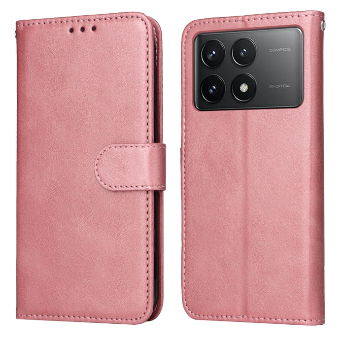 Estuche clásico para teléfono con tapa de cuero con textura de becerro, For Xiaomi Poco F6, For Xiaomi Redmi A3, For Xiaomi Redmi Note13 Pro 4G Global/Poco M6 Pro 4G, For Xiaomi Redmi Note13 4G, For Xiaomi Redmi K70E, For Xiaomi 14 Ultra               ...