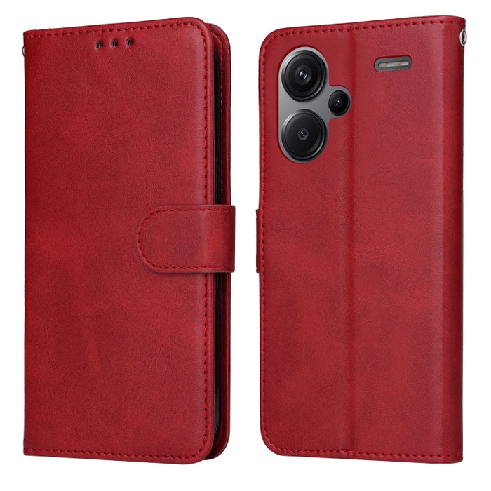 Estuche clásico para teléfono con tapa de cuero con textura de becerro, For Xiaomi Poco F6, For Xiaomi Redmi A3, For Xiaomi Redmi Note13 Pro 4G Global/Poco M6 Pro 4G, For Xiaomi Redmi Note13 4G, For Xiaomi Redmi K70E, For Xiaomi 14 Ultra               ...