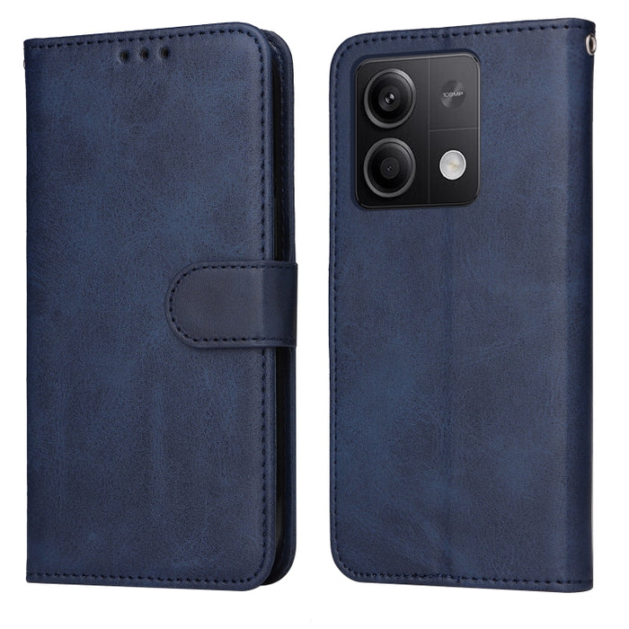 Estuche clásico para teléfono con tapa de cuero con textura de becerro, For Xiaomi Poco F6, For Xiaomi Redmi A3, For Xiaomi Redmi Note13 Pro 4G Global/Poco M6 Pro 4G, For Xiaomi Redmi Note13 4G, For Xiaomi Redmi K70E, For Xiaomi 14 Ultra               ...