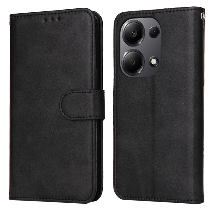 Estuche clásico para teléfono con tapa de cuero con textura de becerro, For Xiaomi Poco F6, For Xiaomi Redmi A3, For Xiaomi Redmi Note13 Pro 4G Global/Poco M6 Pro 4G, For Xiaomi Redmi Note13 4G, For Xiaomi Redmi K70E, For Xiaomi 14 Ultra               ...