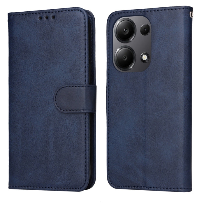 Estuche clásico para teléfono con tapa de cuero con textura de becerro, For Xiaomi Poco F6, For Xiaomi Redmi A3, For Xiaomi Redmi Note13 Pro 4G Global/Poco M6 Pro 4G, For Xiaomi Redmi Note13 4G, For Xiaomi Redmi K70E, For Xiaomi 14 Ultra               ...